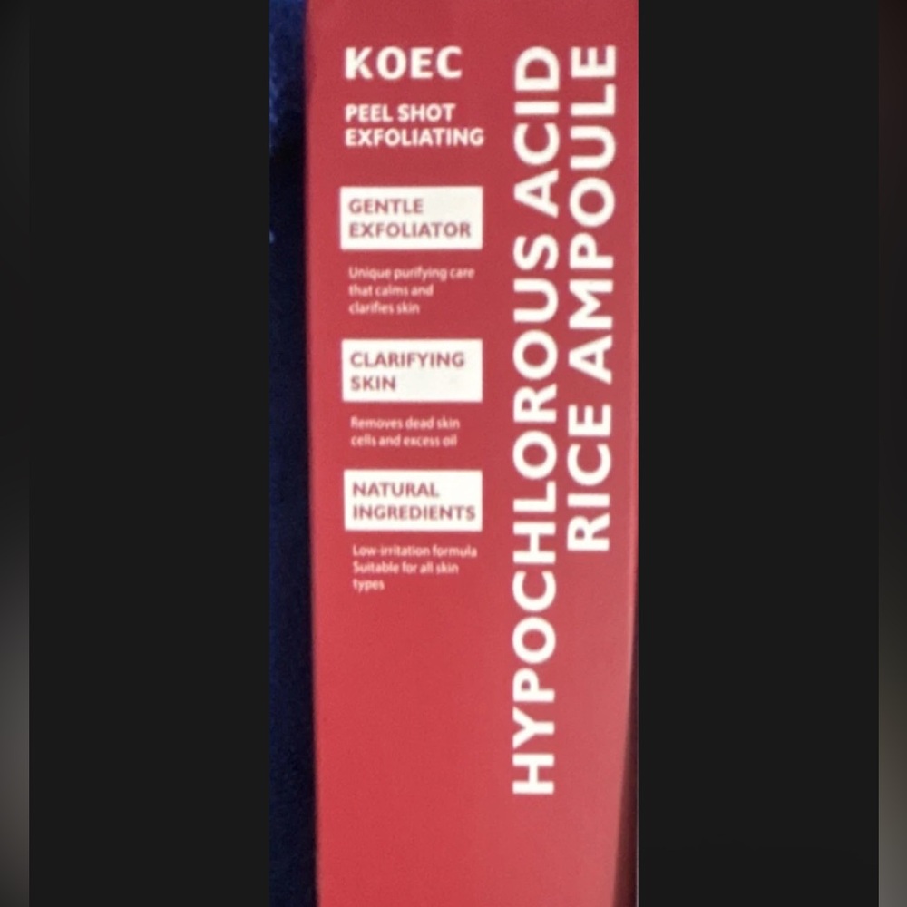 Red Hypochlorous Acid Rice Ampoule